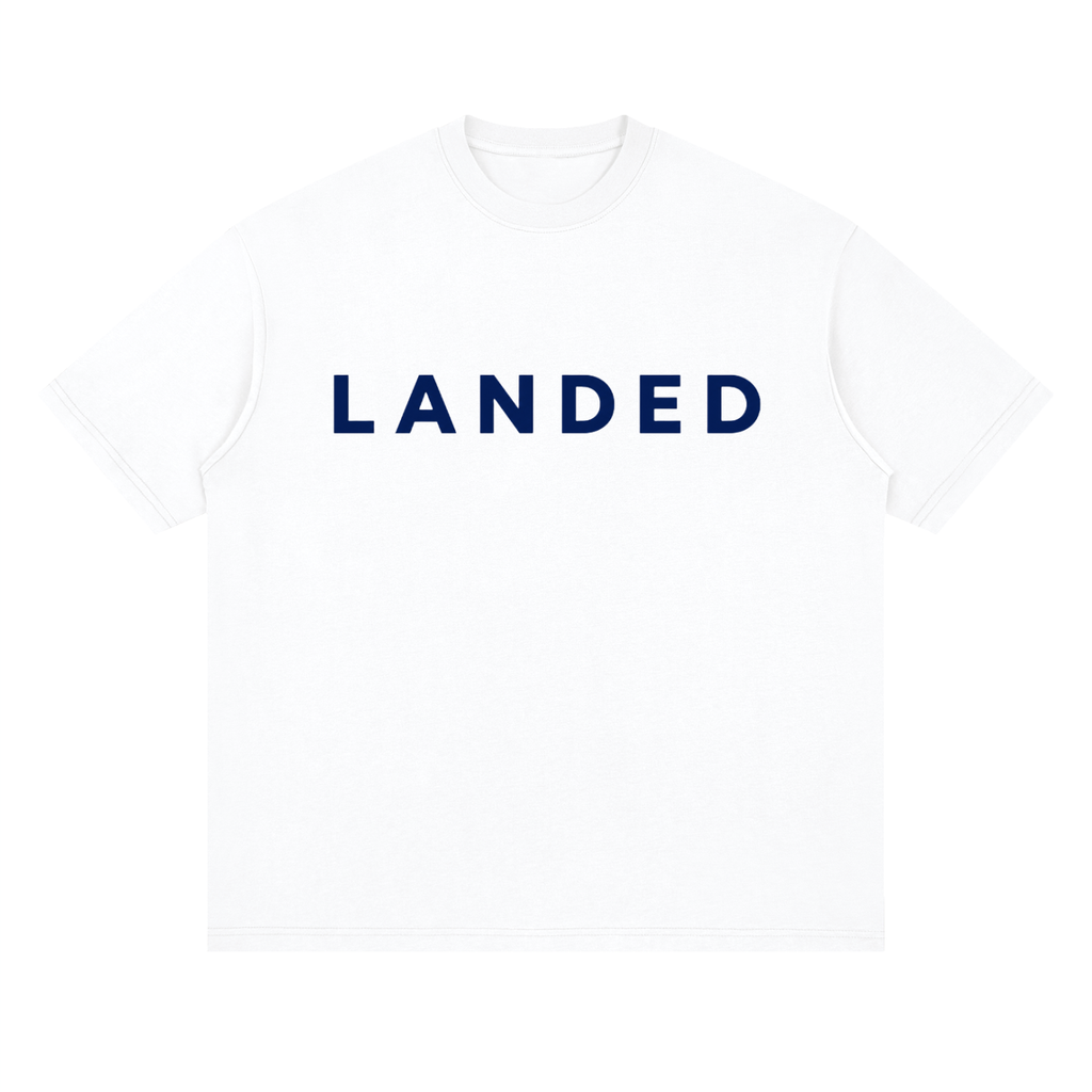 LANDED Loose Drop Shoulder T-Shirt