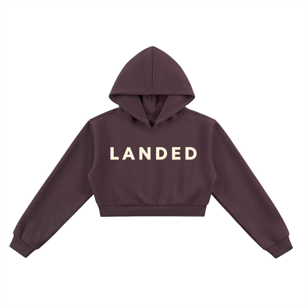 WMNS LANDED CROPPED HOODIE