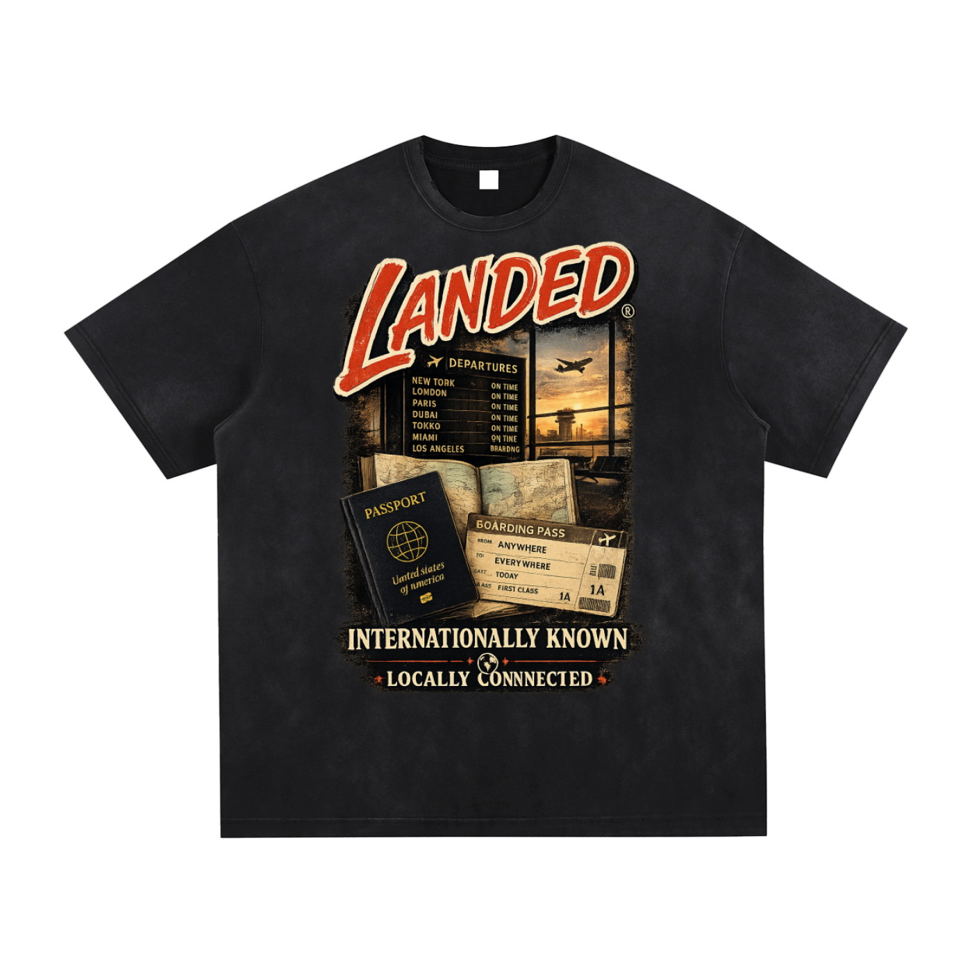 LANDED Departures Graphic Tee
